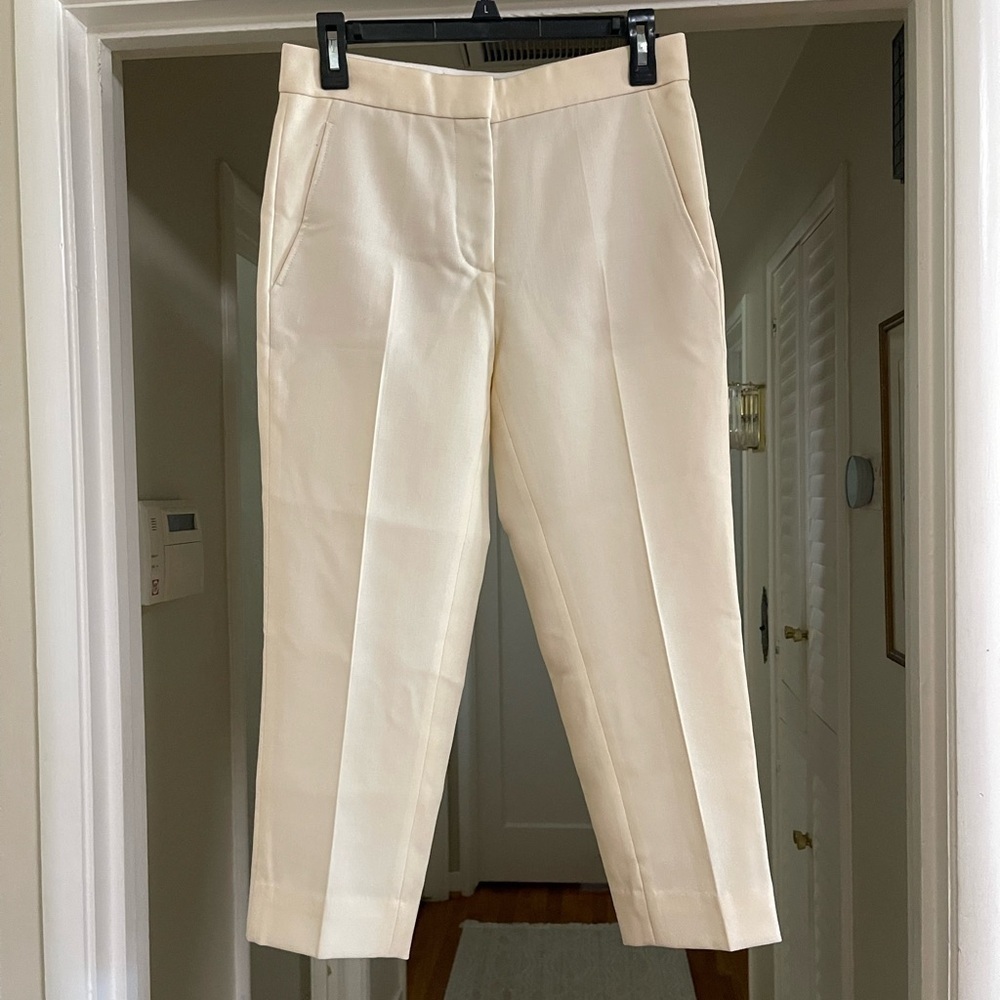 EUC Stella McCartney Wool Cream Ankle Pants